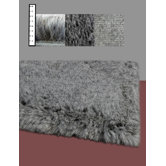 Eros Faux Flokati Grey Rug