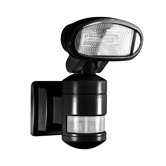 Motion Tracking Halogen Security Floodlight in Black