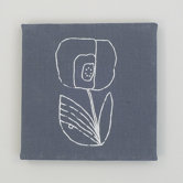 Small Mac Flower Textile Wall Print