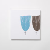 Flat Hedges Textile Wall Print