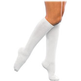 Women's Casual Cotton 15-20mmHg Closed Toe Knee High Sock