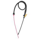 Polyethylene Discharge Kit Wand with Adjustable Nozzle in Black