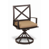 La Jolla Swivel Dining Arm Chair with Cushion