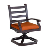 Newport Swivel Dining Arm Chair with Cushion