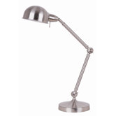 T20 Pharmacy Desk Lamp in Brushed Steel