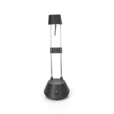Height Adjustable Halogen Desk Lamp in Black