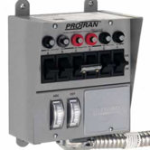 Pro / Tran Transfer Switch for Generator with 6 Circuit Breaker