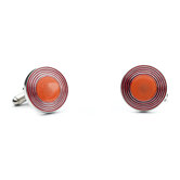 Concentric Circles Cufflinks in Pink