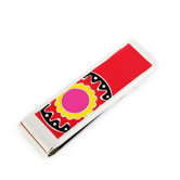 Kaleido Money Clip in Cherry