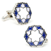 Bloom Cufflinks in Purple