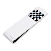 Checker Step Money Clip