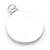 Engravable Round Infinity Pedant