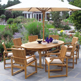 Essex Oval Extension Dining Table 100"