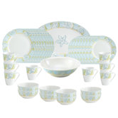 Seaside 34 Piece Dinnerware Set