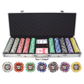500 Piece Big Slick 11.5g Poker Chip Set