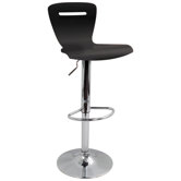 H2 23" Barstool in Black