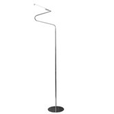 Tasso Floor Lamp in Brushed Chrome