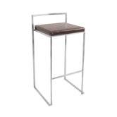 Fuji Stacker Barstool in Brown
