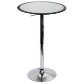 Ribbon Bar Table in Black