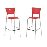 Mimi Barstool in Red (Set of 2)