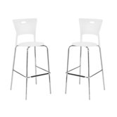 Mimi Barstool in White (Set of 2)