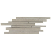 City View 9" x 18" Random Linear Brick Joint Tile in Skyline Gray