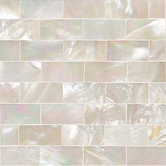 Ocean Jewels 2" x 2" Running Board Accent Tile in Mother of Pearl