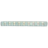 Cristallo Glass 3/4" x 8" Bead Decorative Accent in Aquamarine