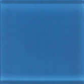 Glass Reflections 4 1/4" x 4 1/4" Glossy Wall Tile in Ultimate Blue
