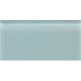 Glass Reflections 4 1/4" x 8 1/2" Frosted Wall Tile in Whisper Green