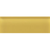 Glass Reflections 4 1/4" x 12 3/4" Glossy Wall Tile in Honey Bee