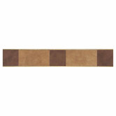 Veranda 3" x 20" Decorative Border in Gold and Rawhide