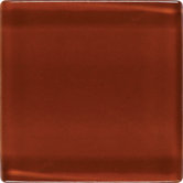 Isis 12" x 12" Glass Mosaic Tile in Brick Dust