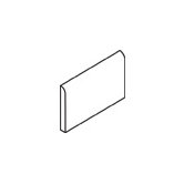 Rittenhouse Square 3" x 6" Bullnose on 6" Side in Arctic White