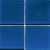 Molten Glass 4 1/4" x 4 1/4" Wall Tile in Blue Hawaii