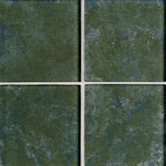 Molten Glass 2" x 2" Multi-Colored Wall Tile in Rain Forest