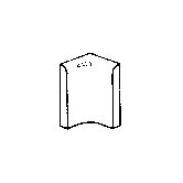 Permatones 2" x 2" Round Cap Inside Corner in Matte Cypress