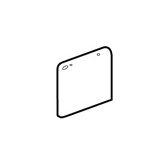 Permatones 2" x 2" Bullnose Corner in Matte Fire Brick
