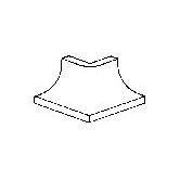 Permatones 2" x 2" Cove Corner in Matte Almond