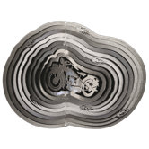 Silver Motorcycle Wind Spinner
