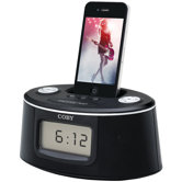 Am/FM Clock Radio With iPhone & iPod Docking Stereo Speaker System