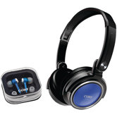 Jammerz Headphones with Earbuds & Carrying Case