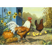 Country Chickens 1000 Piece Puzzle