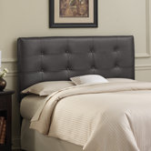 Tufted Leather Headboard