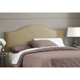 Nail Button Upholstered Headboard
