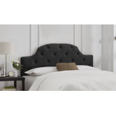 Button Tufted Upholstered Headboard