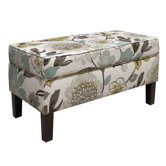 Gorgeous Fabric Storage Bench