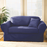 Twill Supreme Separate Seat Sofa Slipcover