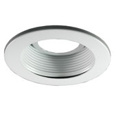 4" Baffle in White