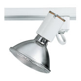 Mini Swivel Track Head in White